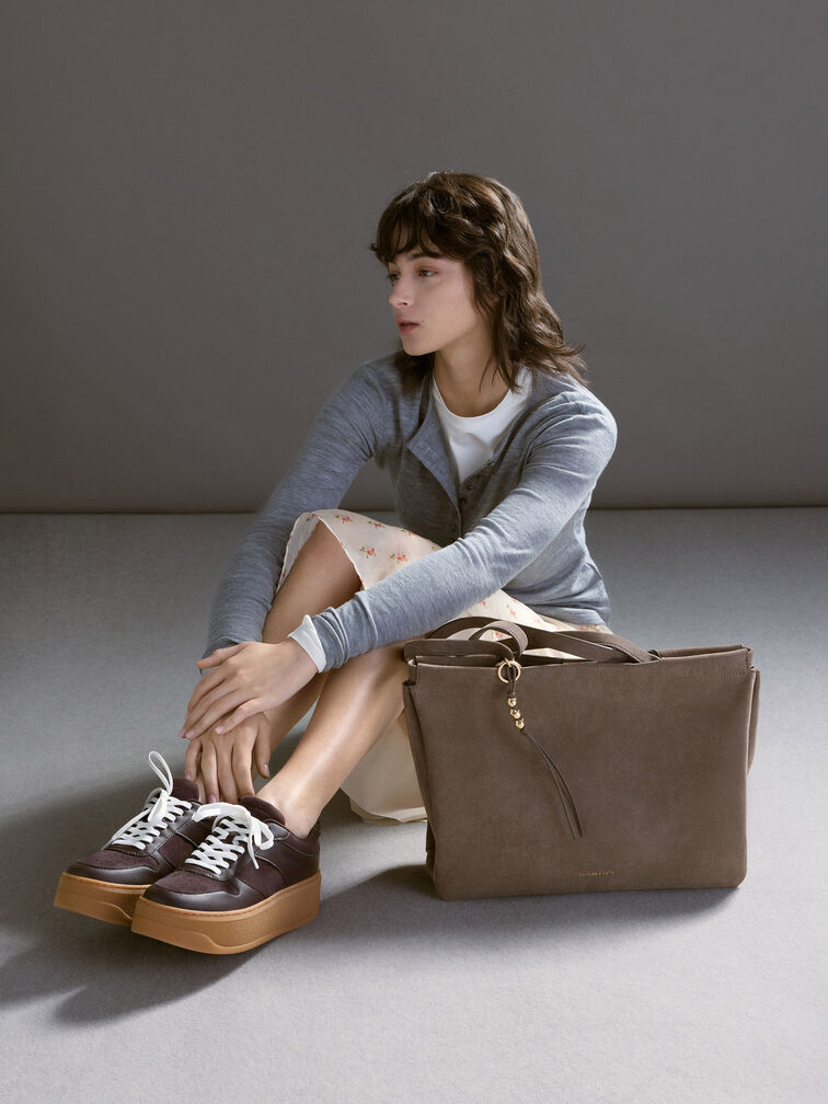 T&uacute;i tote tua rua XL Zephyr, Stone Grey, hi-res