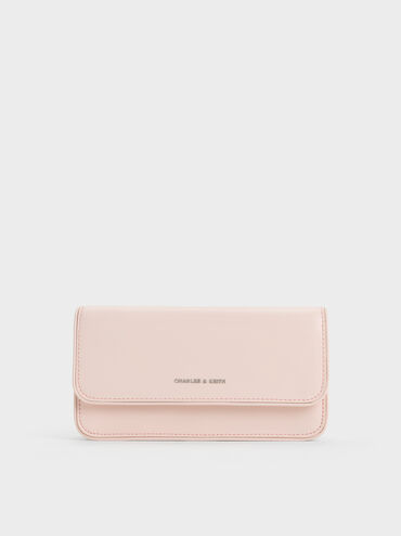 Lane Chain-Handle Wallet, Soft Pink, hi-res
