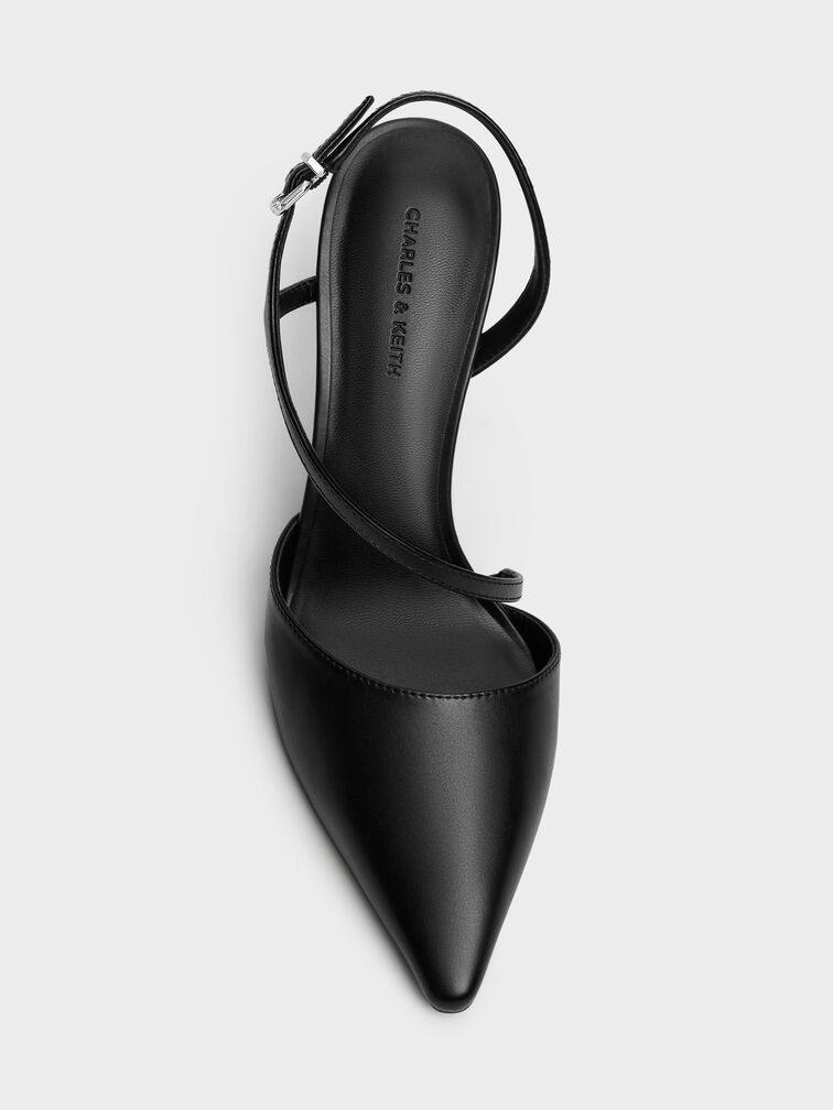Gi&agrave;y sandals cao g&oacute;t Cordelia, Đen, hi-res