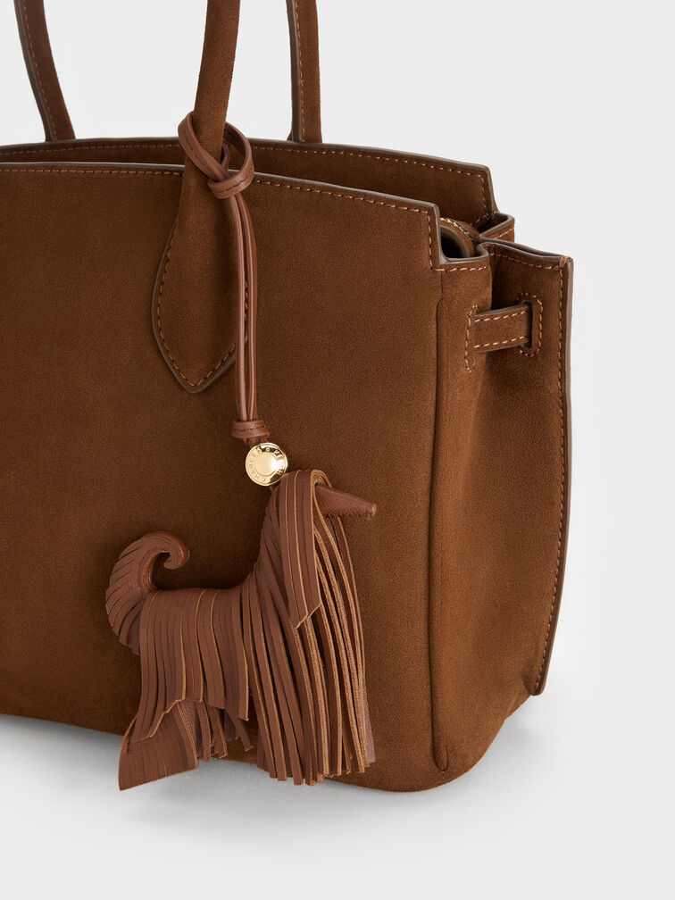 Charm ch&uacute; ch&oacute; Fringed, Chocolate, hi-res