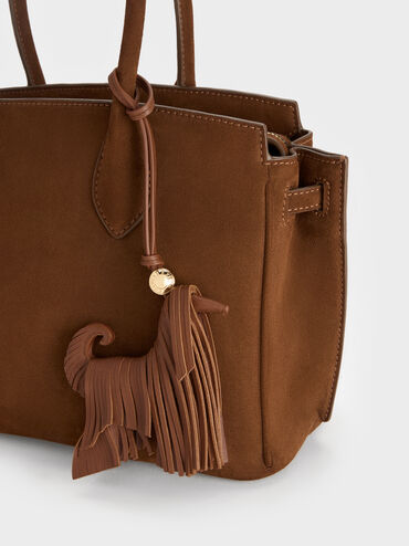Charm ch&uacute; ch&oacute; Fringed, Chocolate, hi-res