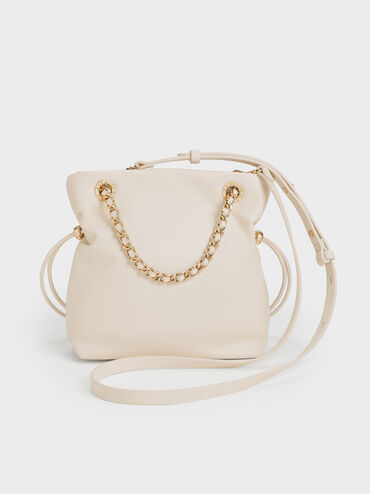 Arya Braided-Strap Double-Handle Crossbody Bag, Cream, hi-res