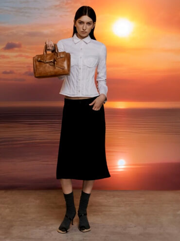 T&uacute;i x&aacute;ch h&igrave;nh thang Mini Delfina Belted, Distressed Tan, hi-res