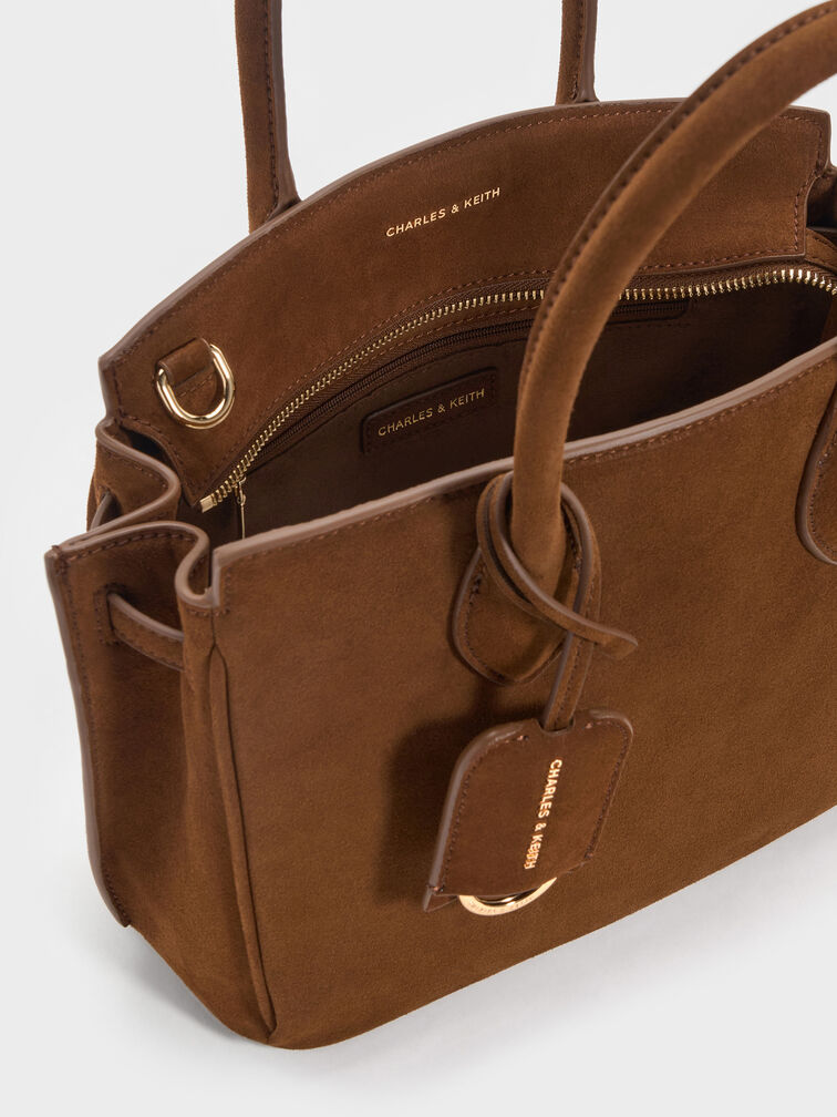 Ginevra Tote Bag, Pecan Brown, hi-res