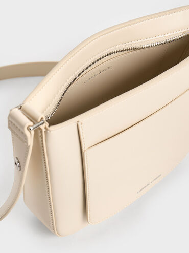 Túi đeo vai chữ nhật Irie, Be, hi-res