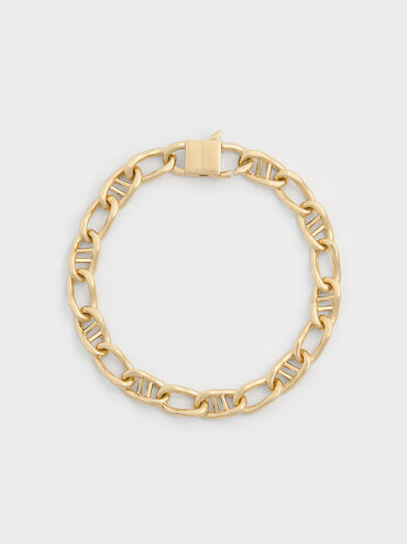 Nyra Mixed-Link Chain Bracelet, Gold, hi-res