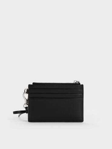 V&iacute; đựng thẻ Hazel Bow Panelled, Noir, hi-res