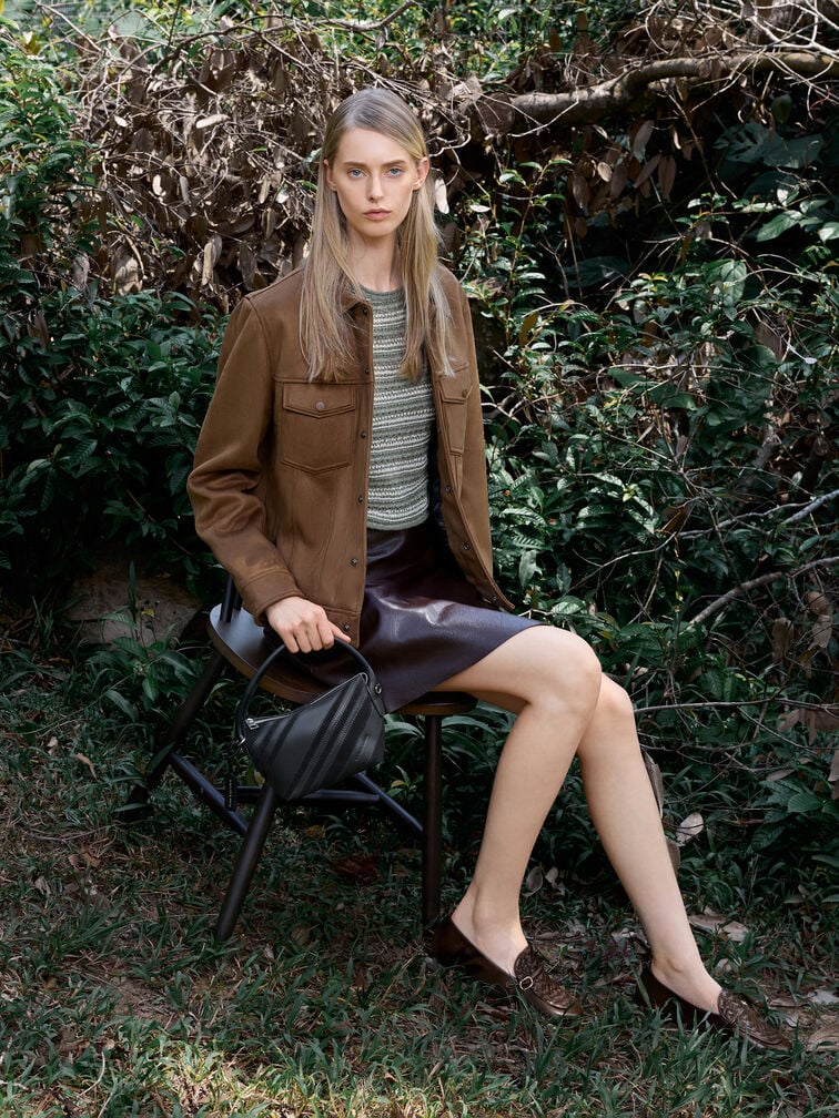 T&uacute;i x&aacute;ch Zeya Recycled Suede, Noir, hi-res