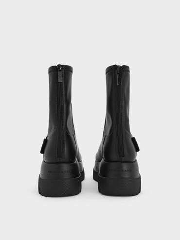 Leoi Chunky Ankle Boots, Black, hi-res