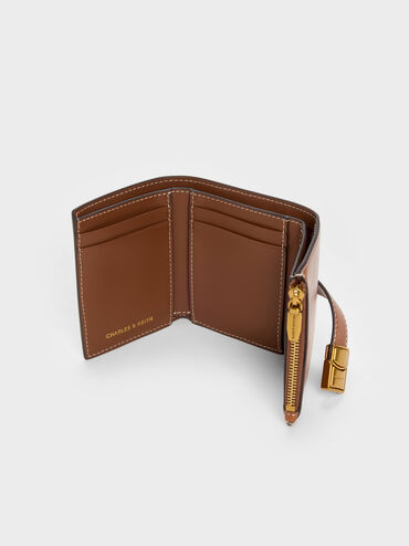 Acelynn Belted Small Wallet, Distressed Tan, hi-res