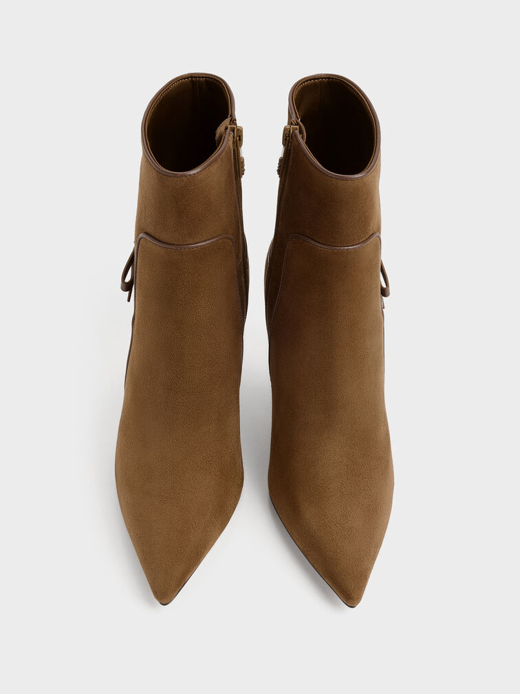 Gi&agrave;y boots cao g&oacute;t cổ cao, N&acirc;u, hi-res
