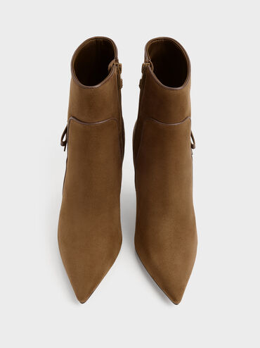 Gi&agrave;y boots cao g&oacute;t cổ cao, N&acirc;u, hi-res