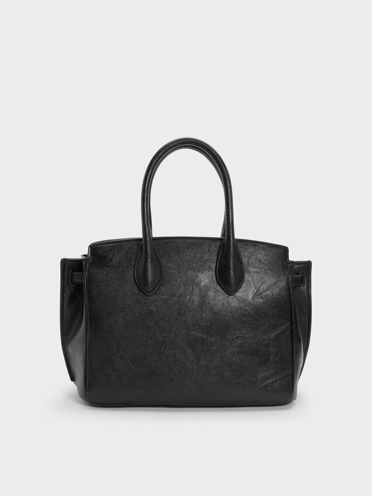 Ginevra Tote Bag, Black, hi-res