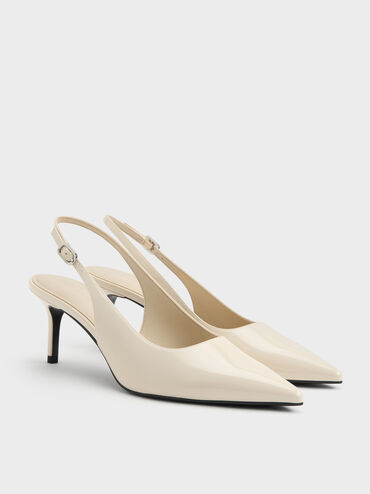 Gi&agrave;y cao g&oacute;t b&iacute;t mũi Kaia Patent, Phấn, hi-res