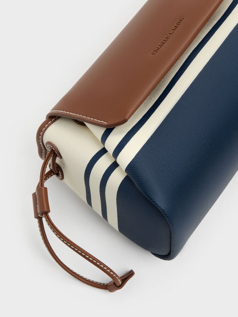 T&uacute;i x&aacute;ch Hanya Canvas Striped, Nhiều m&agrave;u, hi-res
