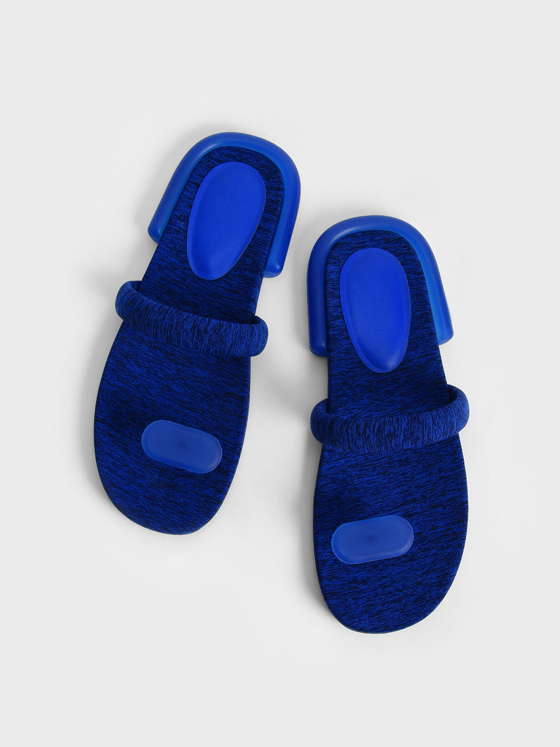 Giày sandals nữ quai ngang Electra Recycled Polyester, Xanh blue, hi-res