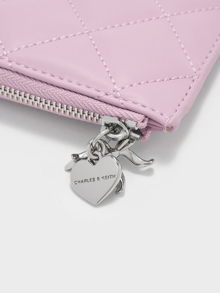 Arrietty Quilted Zip-Around Wallet, Glycine, hi-res