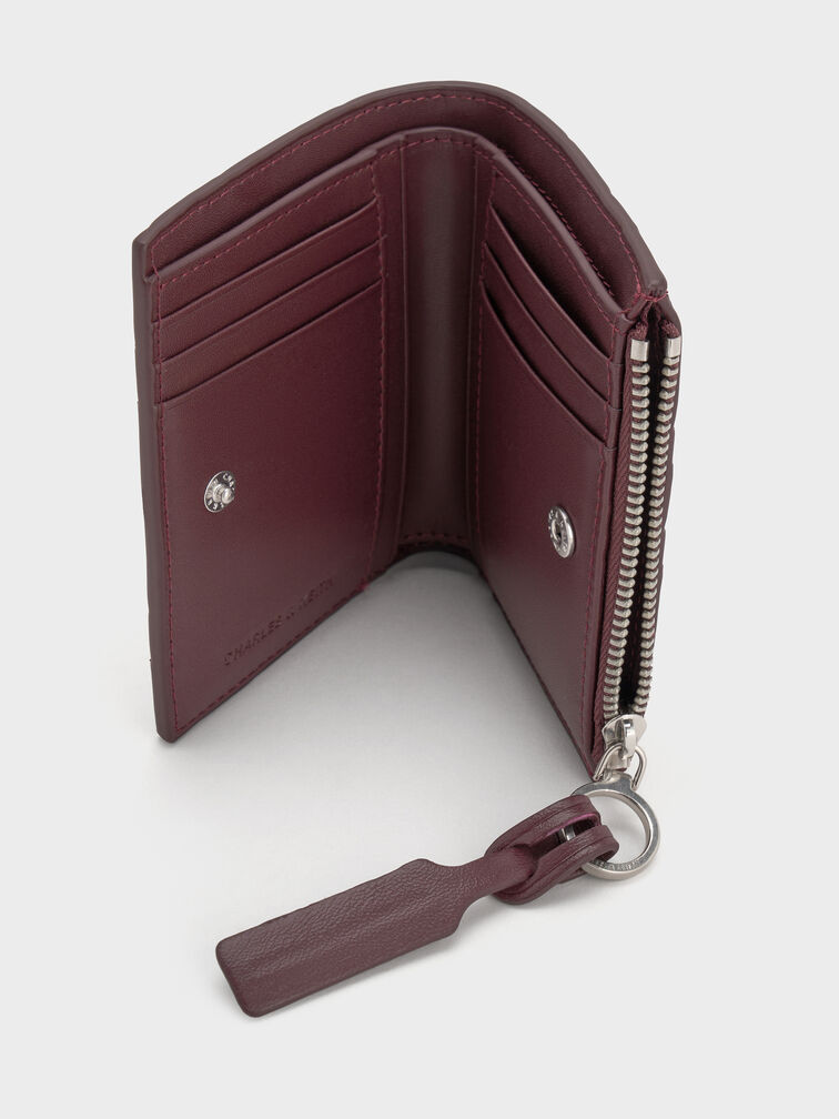 Ví dáng dáng gập Ivette, Wineberry Red, hi-res