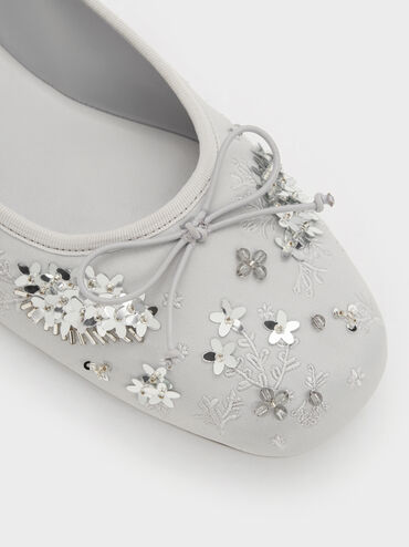 Gi&agrave;y b&uacute;p b&ecirc; đ&iacute;nh sequin Sadira, X&aacute;m, hi-res