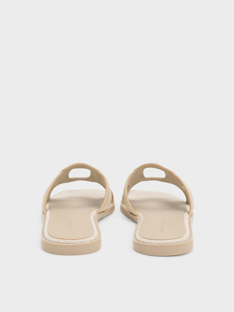 D&eacute;p quai ngang Easley Linen Cut-Out, N&acirc;u x&aacute;m, hi-res