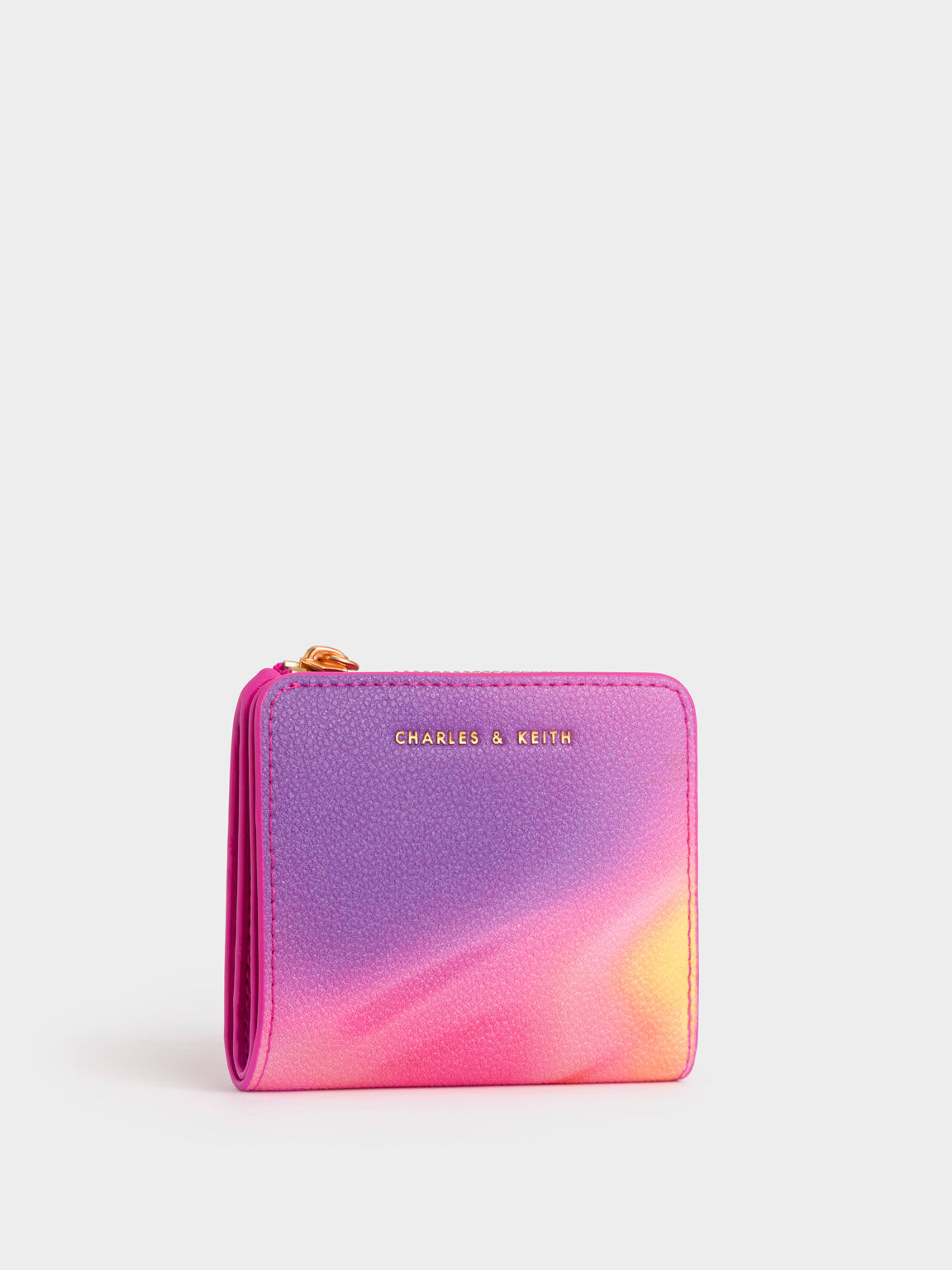 Holographic Snap Button Cardholder - CHARLES & KEITH VN