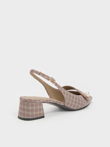 Gi&agrave;y sandals cao g&oacute;t Marie Checkered, Nhiều m&agrave;u, hi-res