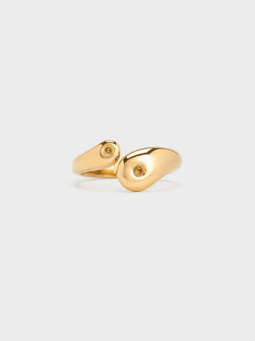 Eimear Sculptural Ring, Gold, hi-res