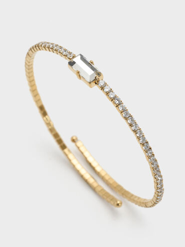 V&ograve;ng đeo tay Quincy Crystal, V&agrave;ng đồng, hi-res