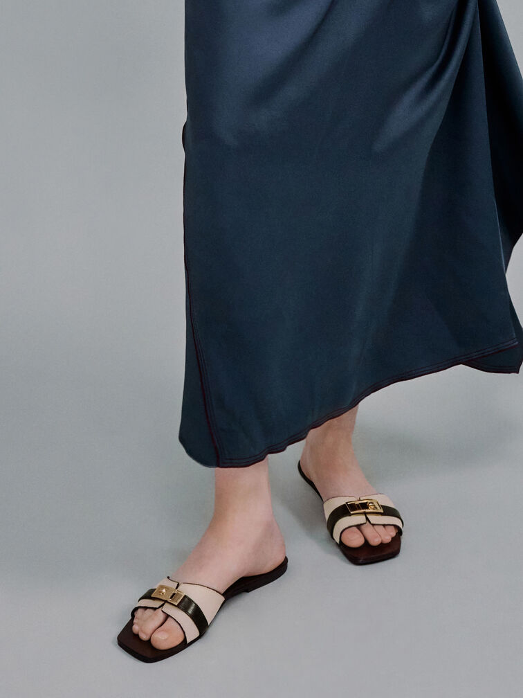 Dép quai ngang Lando Canvas, Nhiều màu, hi-res