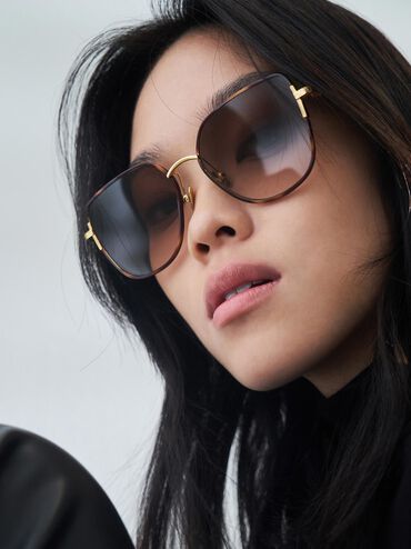 K&iacute;nh m&aacute;t gọng c&aacute;nh bướm Seraphina Panelled, Họa tiết T. Shell, hi-res