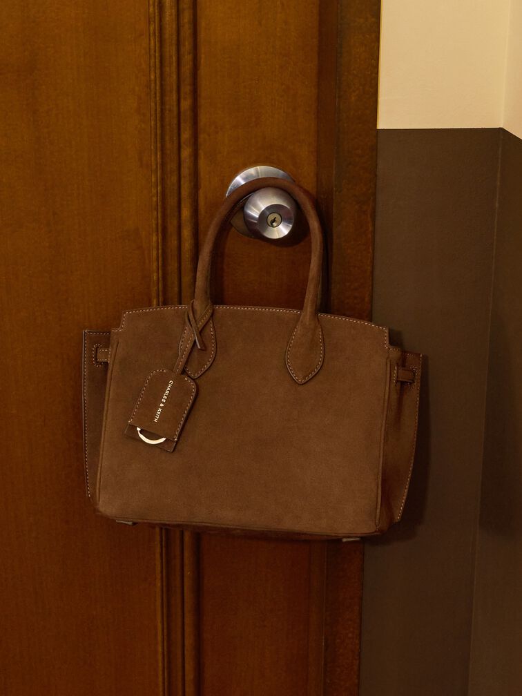 Ginevra Tote Bag, Pecan Brown, hi-res