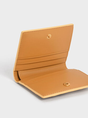 V&iacute; nữ dạng gập phom vu&ocirc;ng Front Flap, Cam b&iacute; ng&ocirc;, hi-res