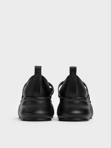 Gi&agrave;y b&uacute;p b&ecirc; đế xuồng Brantley, Đen họa tiết, hi-res