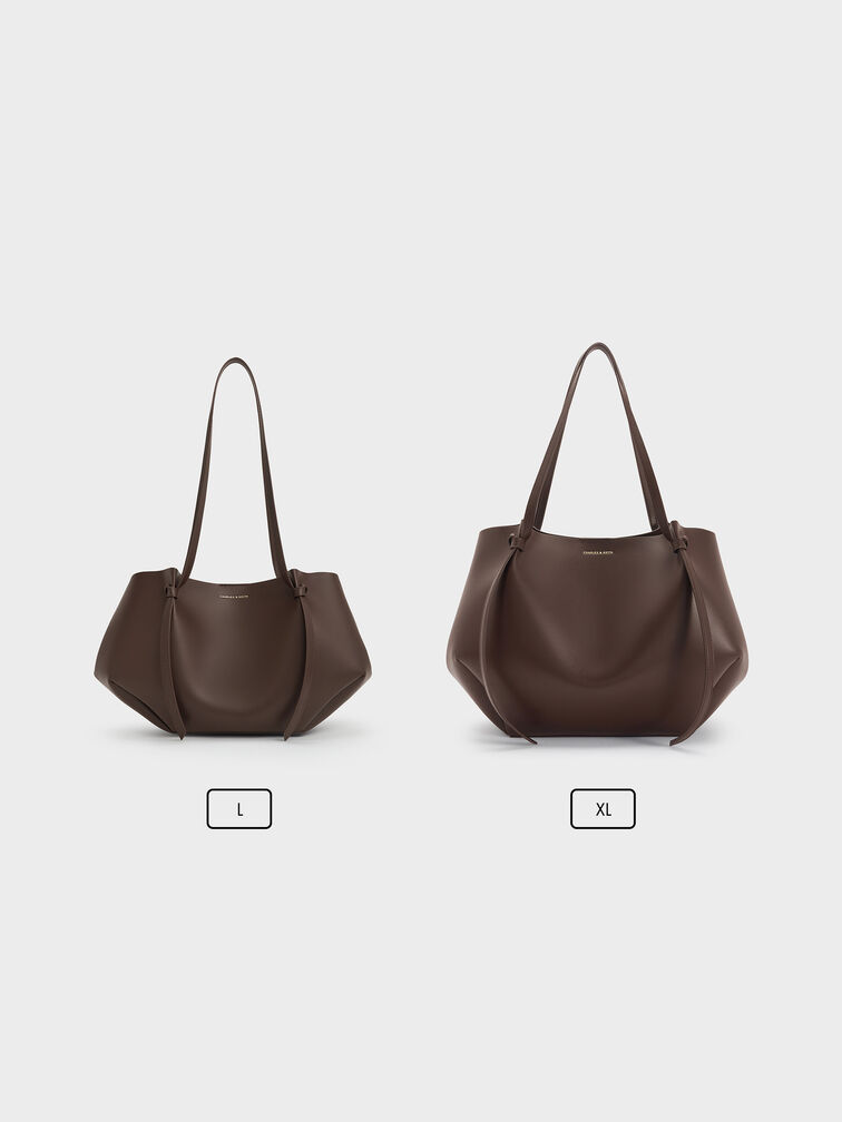 XL Calla Tote Bag, Espresso Brown, hi-res