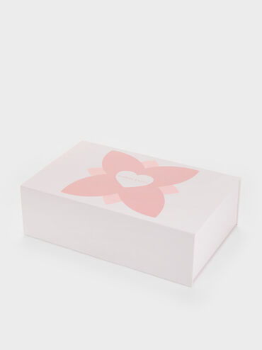 Bộ qu&agrave; tặng: T&uacute;i đeo vai Flower k&egrave;m trang sức, Soft Pink, hi-res