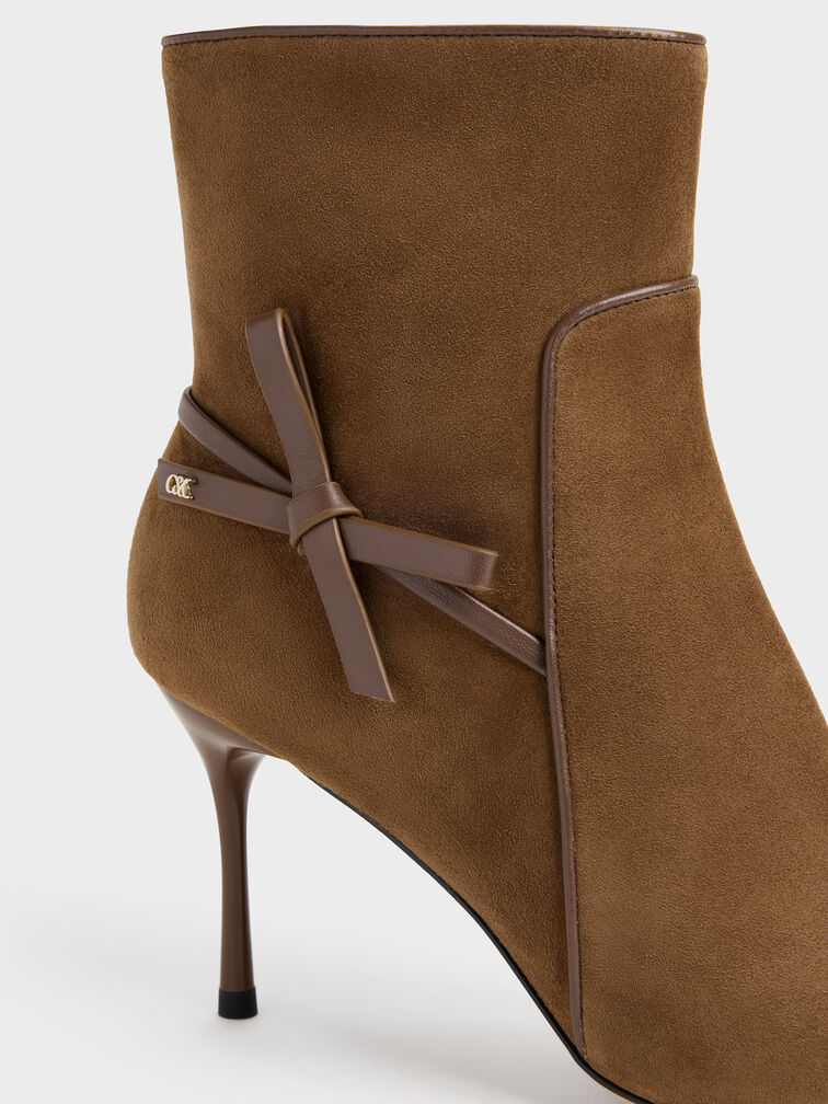 Gi&agrave;y boots cao g&oacute;t cổ cao, N&acirc;u, hi-res