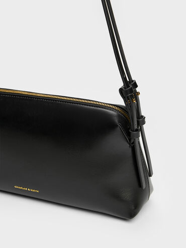 Túi đeo vai phom chữ nhật Deyna, Đen, hi-res