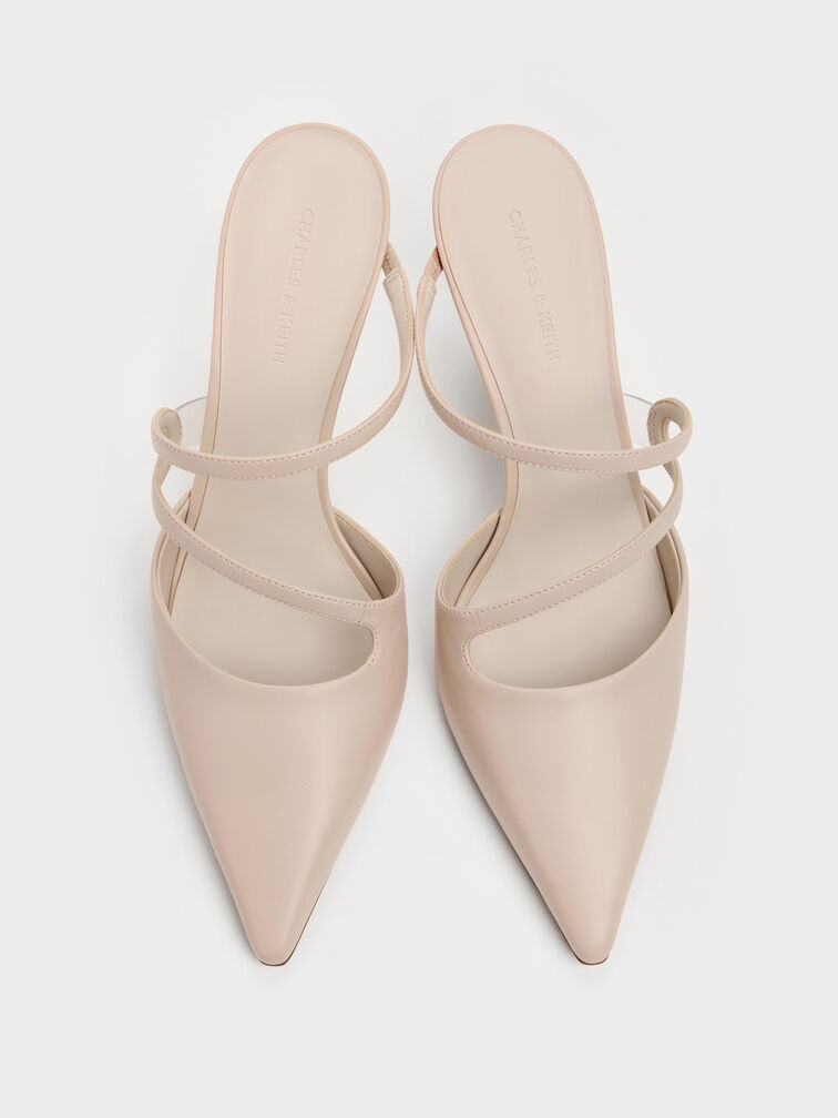 Gi&agrave;y mules cao g&oacute;t Arden, Hồng nhạt, hi-res