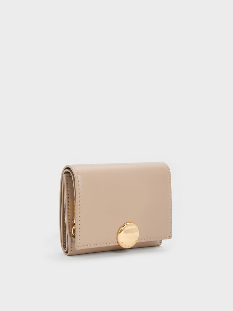 Behn Small Wallet, Taupe, hi-res
