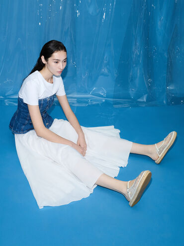 Bernadine Mesh Floral-Embroidered Espadrille Mules, White, hi-res