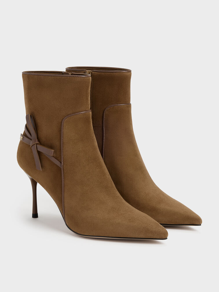 Gi&agrave;y boots cao g&oacute;t cổ cao, N&acirc;u, hi-res