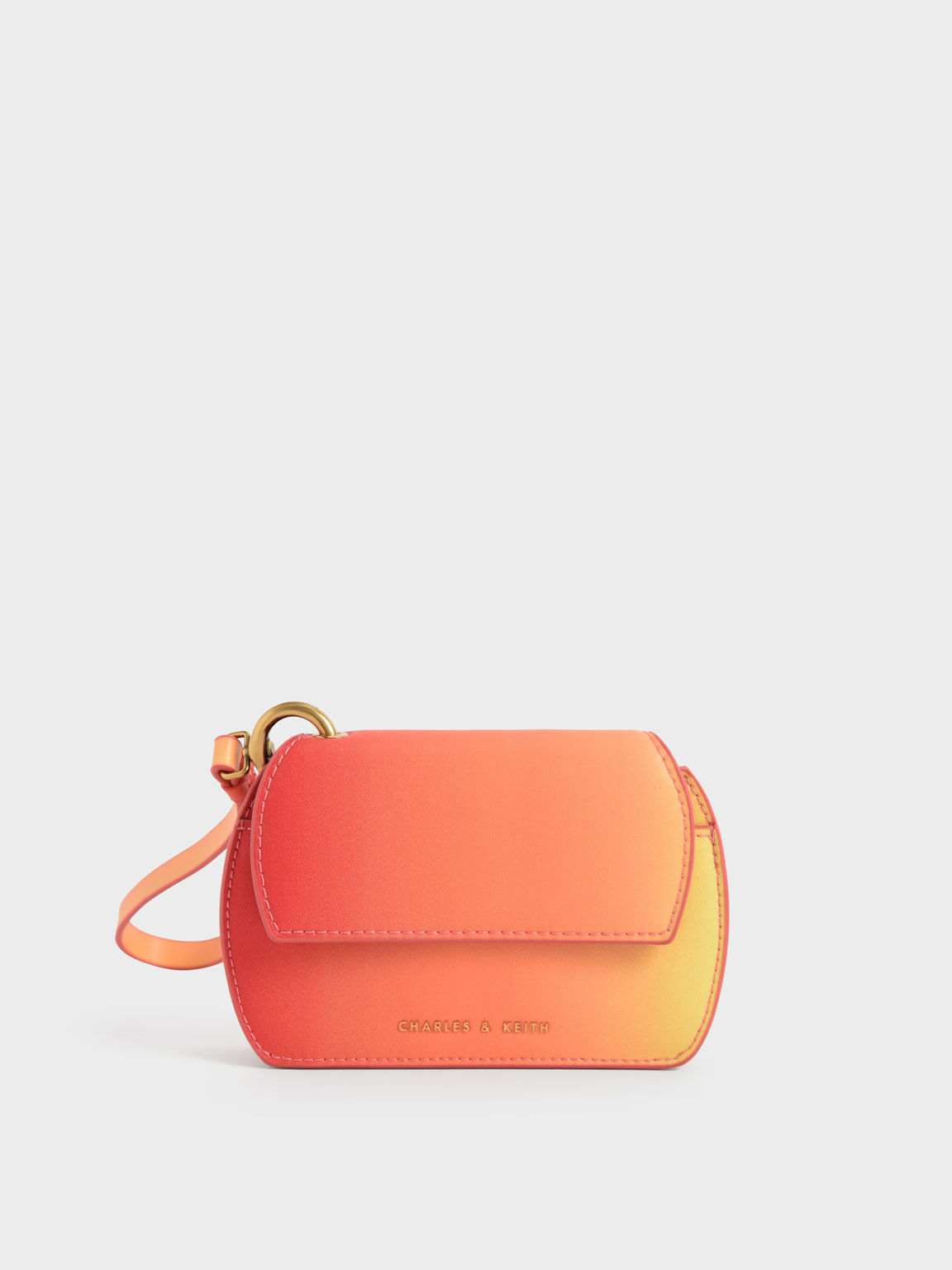 Selby Front Flap Curved Wristlet, Sunset, hi-res