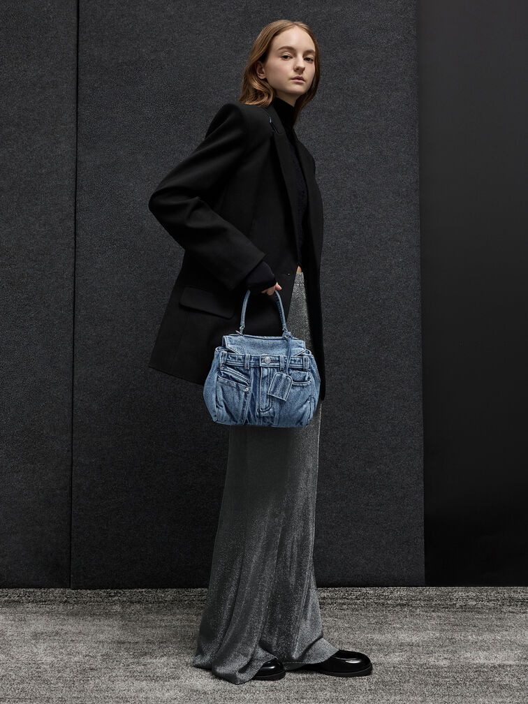 T&uacute;i x&aacute;ch Arita Denim Jeans, Xanh denim, hi-res