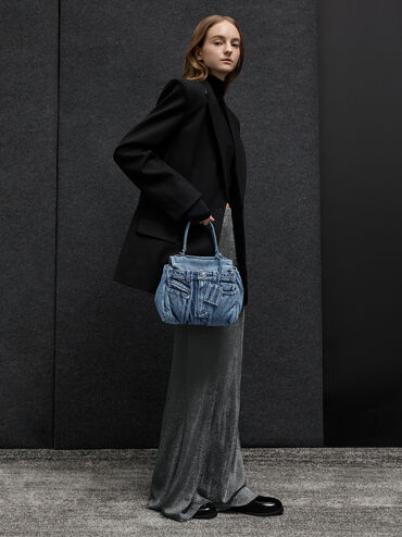 T&uacute;i x&aacute;ch Arita Denim Jeans, Xanh denim, hi-res