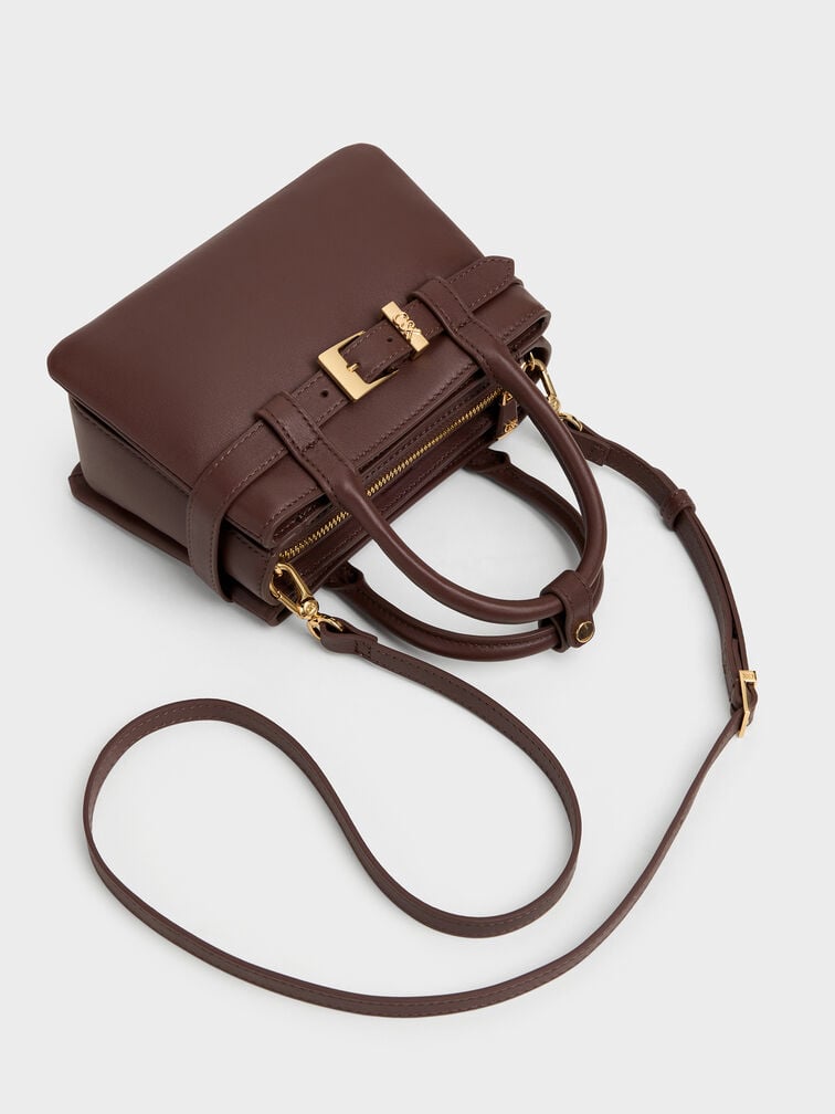 T&uacute;i tote Jody Leather Belted, N&acirc;u, hi-res