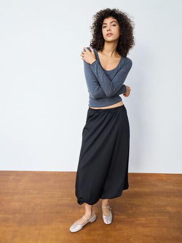 Gi&agrave;y b&uacute;p b&ecirc; Jannie Satin Crystal-Buckle, X&aacute;m nhạt, hi-res