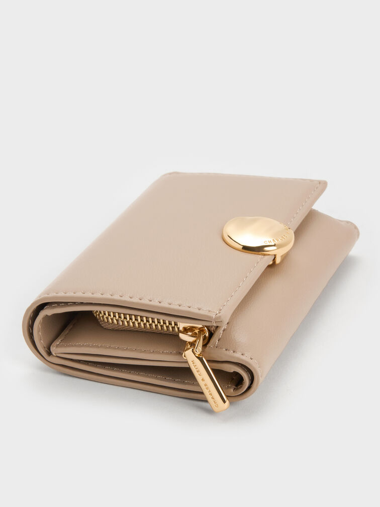 Behn Small Wallet, Taupe, hi-res