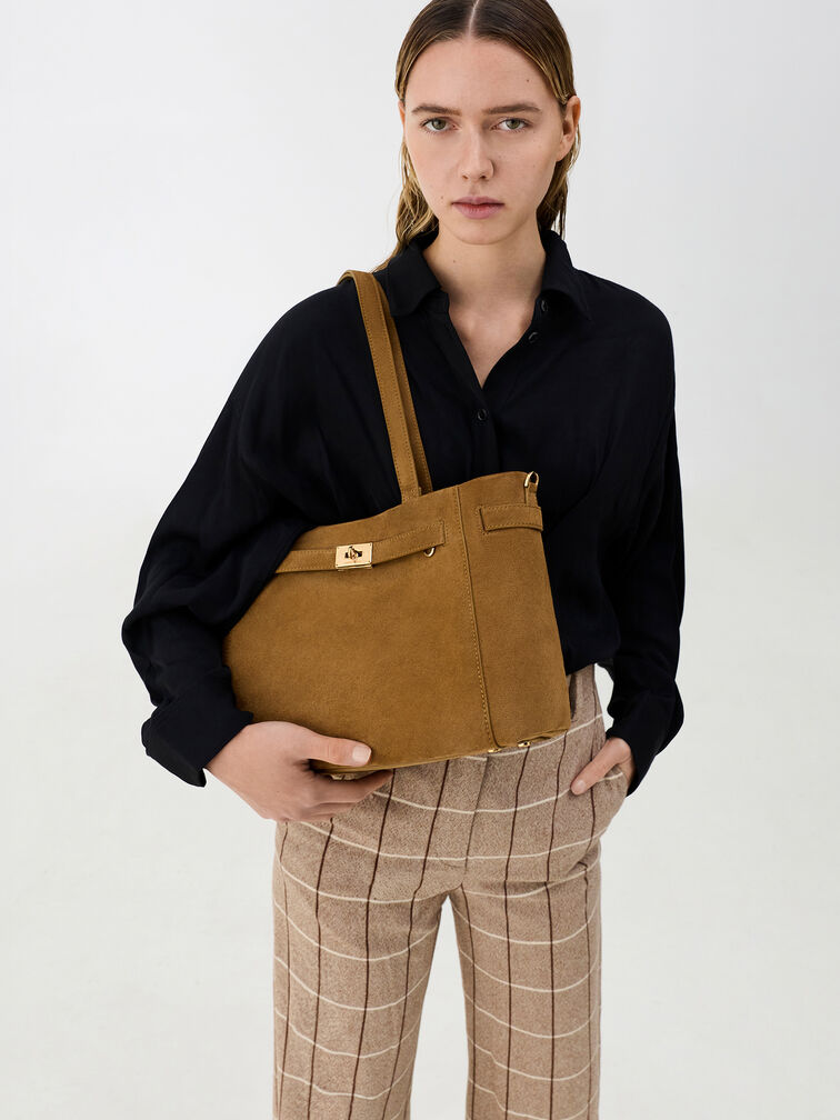 T&uacute;i tote Dinora Belted, Sahara Sand, hi-res