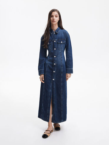Gi&agrave;y mules mũi vu&ocirc;ng Patent, Be, hi-res