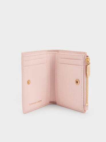 V&iacute; ngắn Duo Quilted hồng phớt, Soft Pink, hi-res